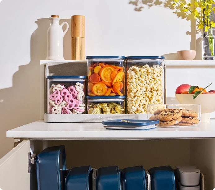 Glass Airtight Container Set - 13-Piece Set With Complimentary Storage - US 2224