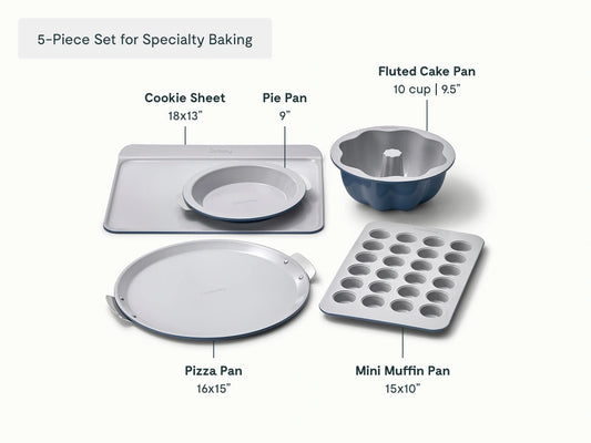 Bakeware+ Set - 5-Piece Set for Specialty Baking - US 8228