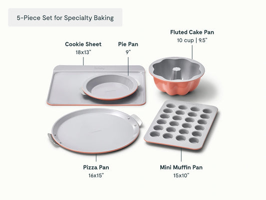 Bakeware+ Set - 5-Piece Set for Specialty Baking - US 6057