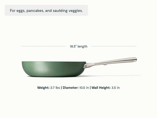 Daily Duo - 3-Piece Set of Ceramic-Coated Pans With Lid - US 5279