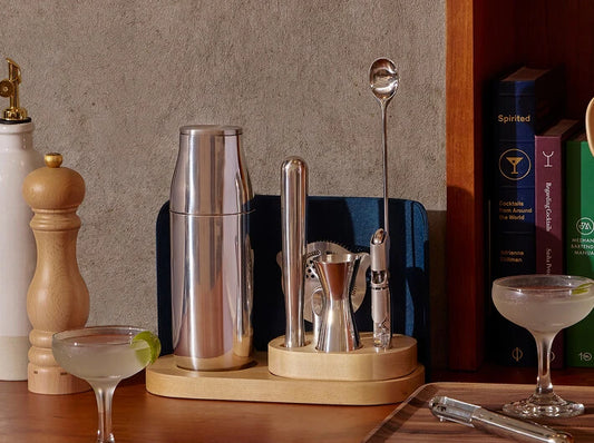 Complete Bar Set - 9-Piece Set With Complimentary Storage - US 7302
