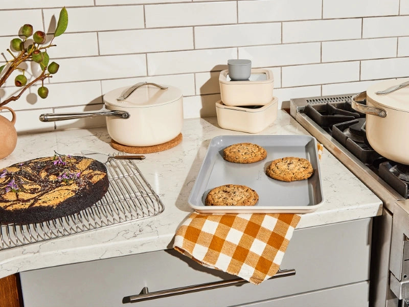 23pc Cook & Bake Set - An assortment of our best-selling ceramic-coated cookware & bakeware. - US 2150