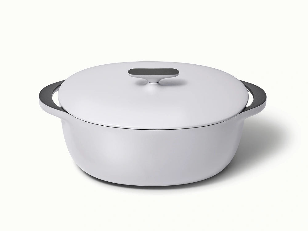 8.5 qt Enameled Cast Iron Oval Dutch Oven - Durable, Spacious Pot With Excellent Heat Retention - US 3331