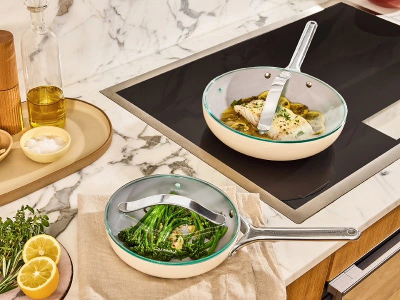 Glass Lid Set of 4 - Premium Glass Lid Set to pair with the 16-piece Cookware & Minis Duo set. - US 9815