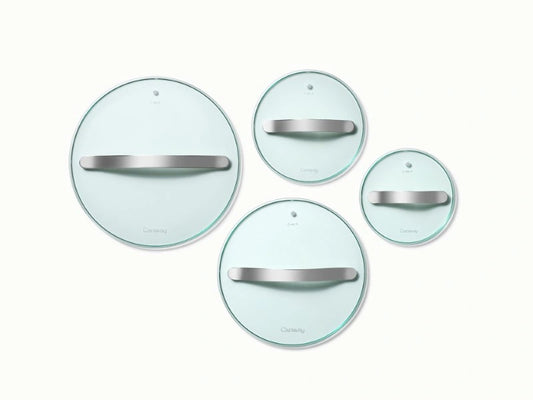 Glass Lid Set of 4 - Premium Glass Lid Set to pair with the 16-piece Cookware & Minis Duo set. - US 9815