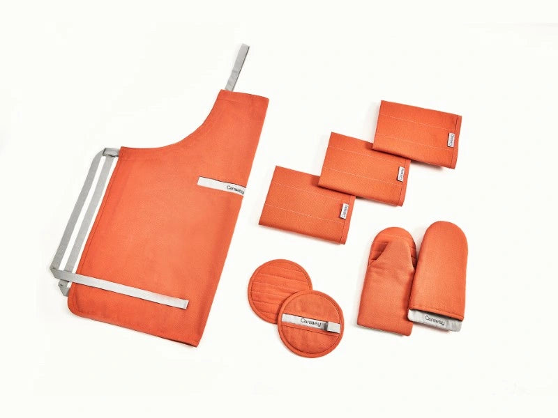 Linens Set - Complete set of organic cotton & sustainably made kitchen linens. - US 5843