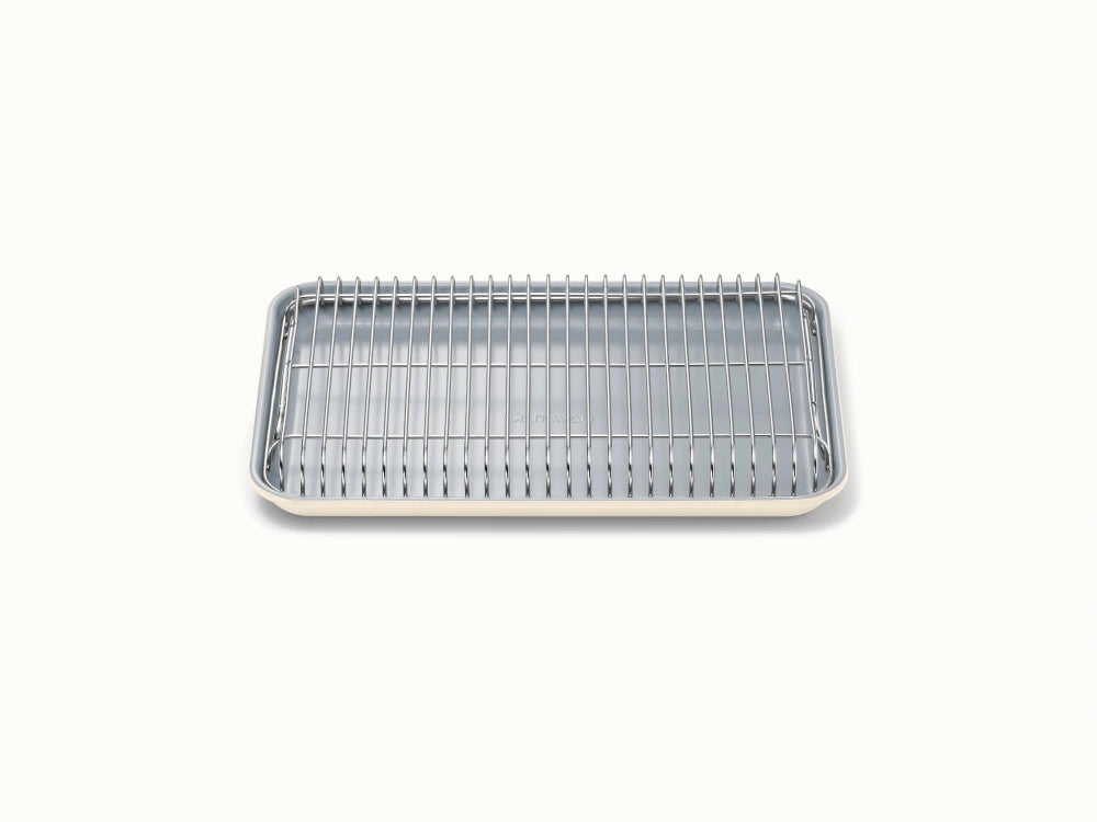Small Baking & Cooling Duo - 13x9” Non-Stick Ceramic Sheet With Steel Rack - US 2722