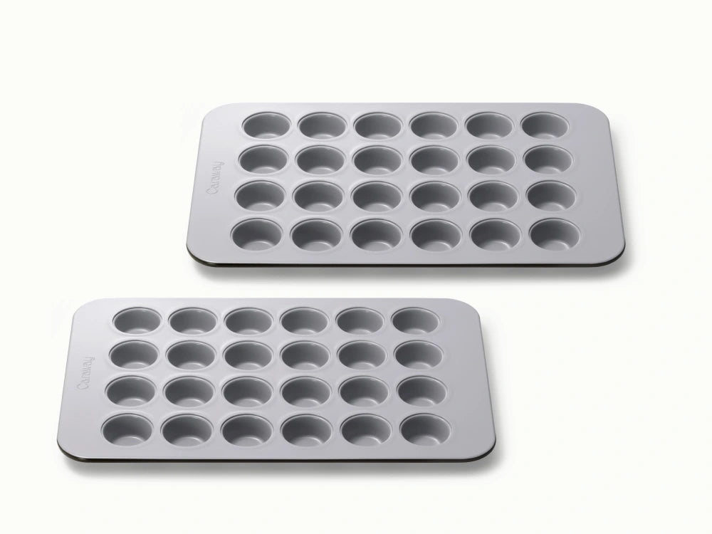 Mini Muffin Pan Duo - Two 24-Cup Non-Stick Mini Muffin Pans - US 9756