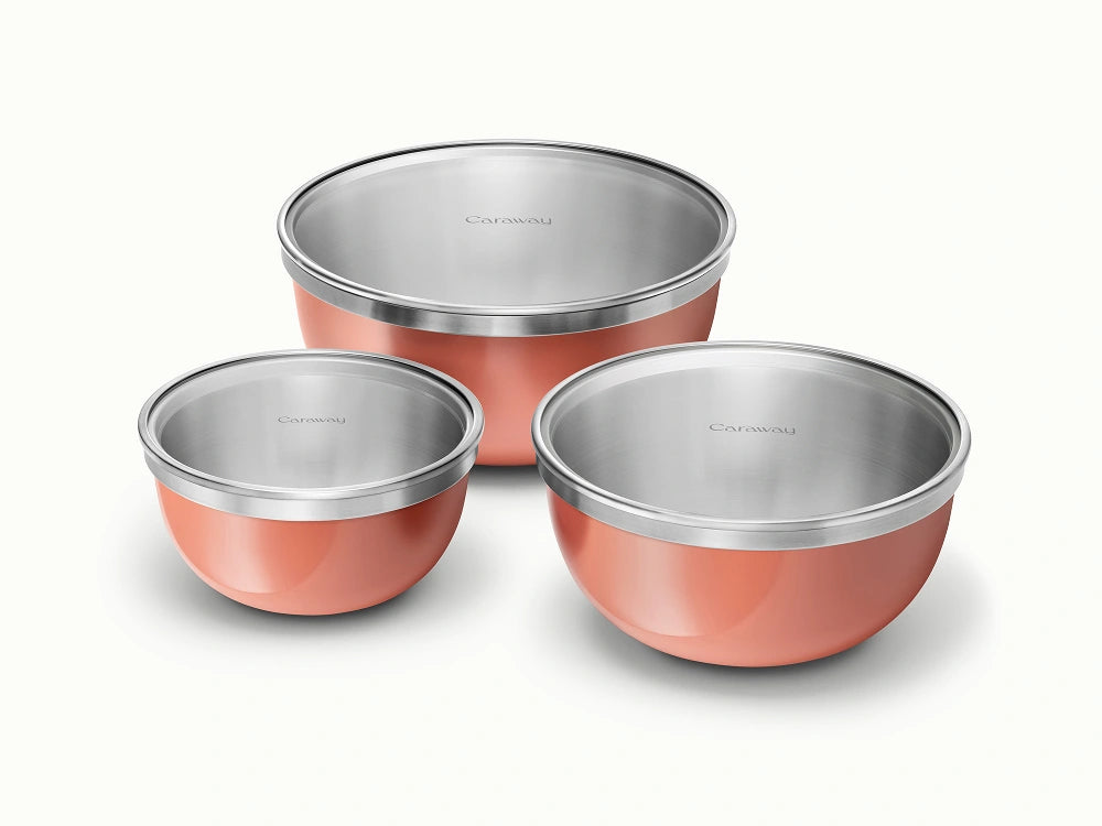 Mixing Bowl Set - 6-Piece Set With Durable Glass Lids - US 1701