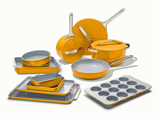 23pc Cook &amp; Bake Set - An assortment of our best-selling ceramic-coated cookware &amp; bakeware. - US 9568
