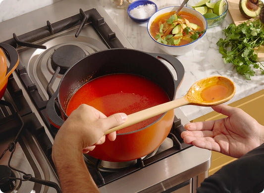 Large Steamer - Our non-stick Large Steamer nests in your Dutch Oven for dumpling night. - US 7871