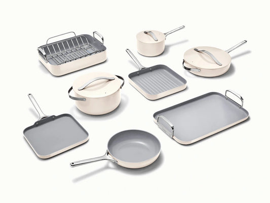 Ceramic-Coated Cookware Bundle - A curated 19-piece non-stick set for everyday cooking &amp; special occasions. - US 5949