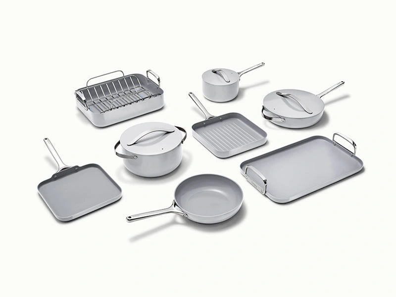 Ceramic-Coated Cookware Bundle - A curated 19-piece non-stick set for everyday cooking &amp; special occasions. - US 9511