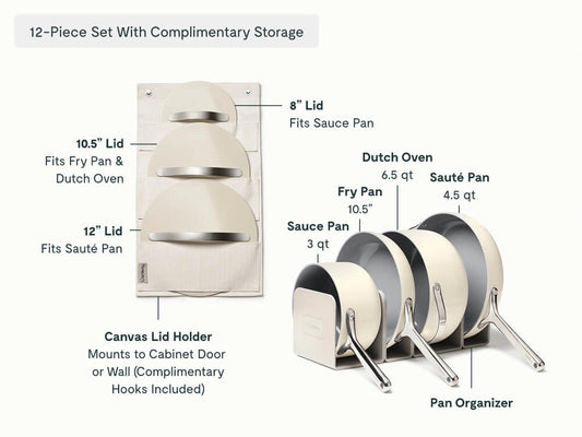 Cookware, Cookware+ &amp; Minis Duo Set - 24-Piece Ceramic Set With Complimentary Storage - US 9132