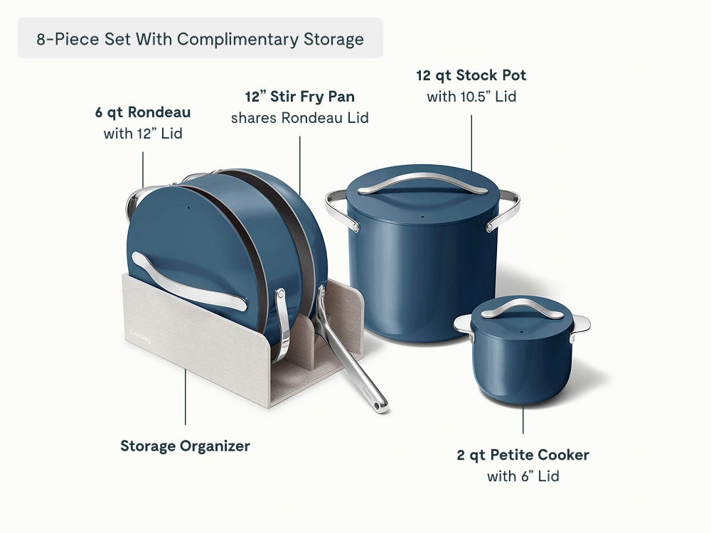 Full Ceramic Cookware Bundle - 31-Piece Ceramic Set With Complimentary Storage - US 4814