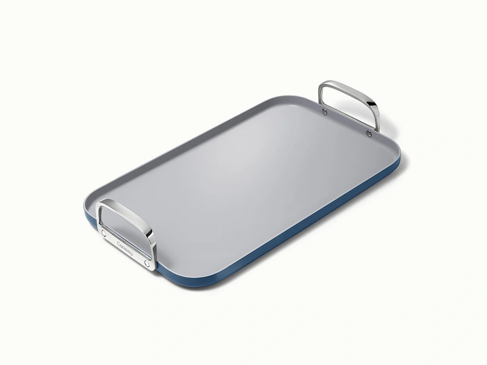 Double Burner Griddle - 19x12” Non-Stick Ceramic Pan - US 4631