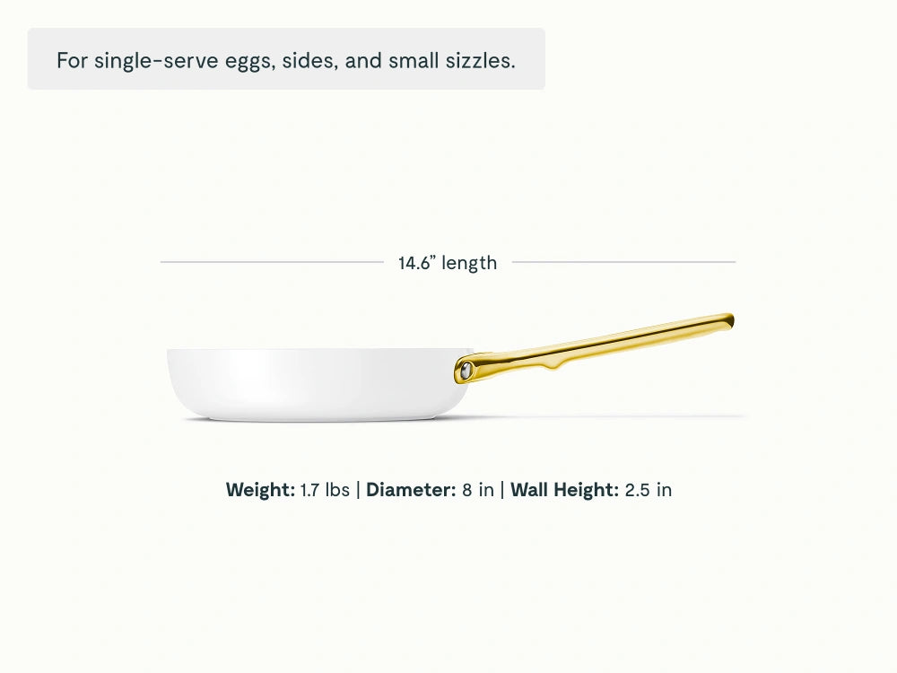 Mini Fry Pan - The mini 8’’ Fry Pan is your ideal kitchen companion for single serve meals. - US 6782