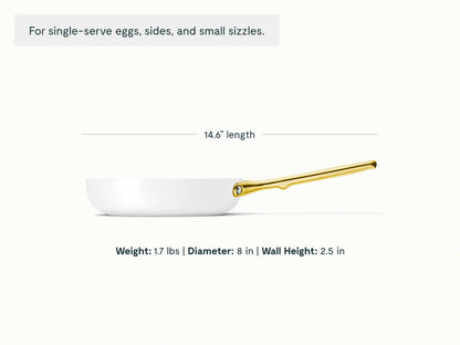 Mini Fry Pan - The mini 8’’ Fry Pan is your ideal kitchen companion for single serve meals. - US 6782