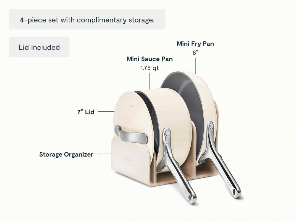 Cookware, Cookware+ &amp; Minis Duo Set - 24-Piece Ceramic Set With Complimentary Storage - US 9132
