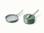 Minis Duo - Non-Stick Ceramic Mini Fry Pan &amp; Sauce Pan - US 9862