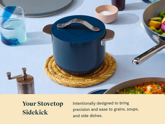 Petite Cooker - 2 qt Non-Stick Ceramic Pot With Lid - US 3915