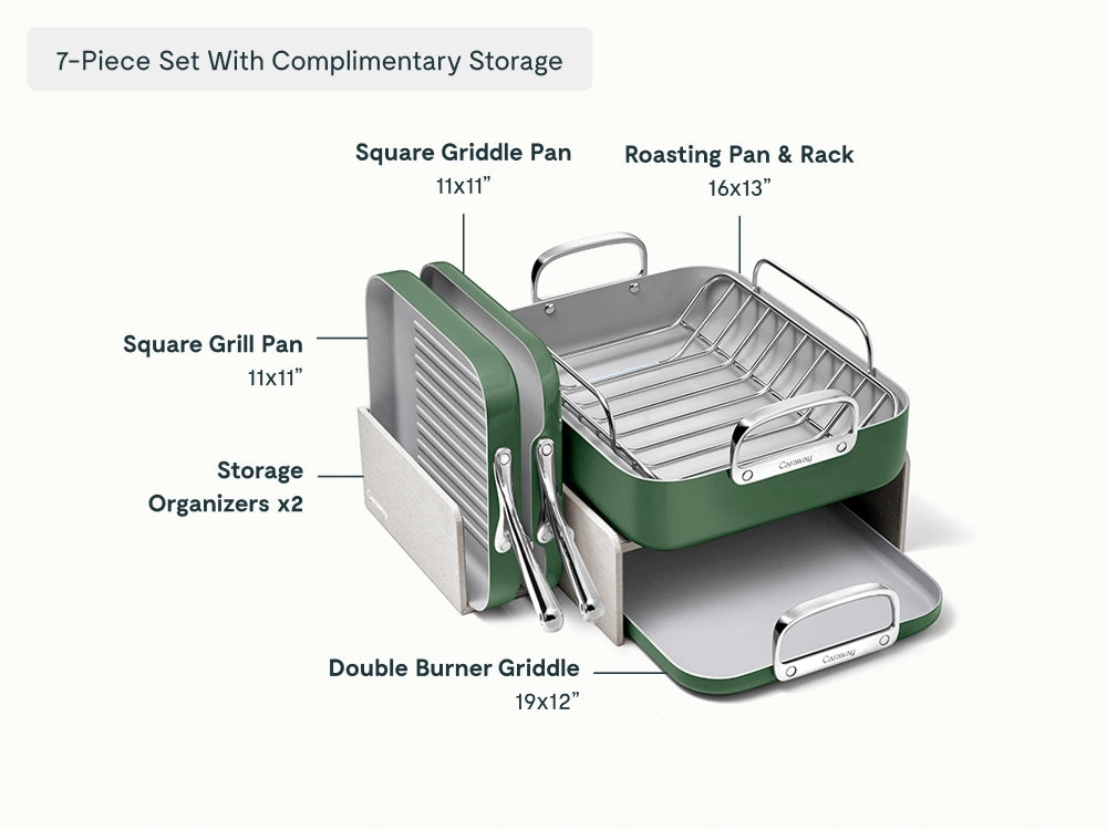 Full Ceramic Cookware Bundle - 31-Piece Ceramic Set With Complimentary Storage - US 7550