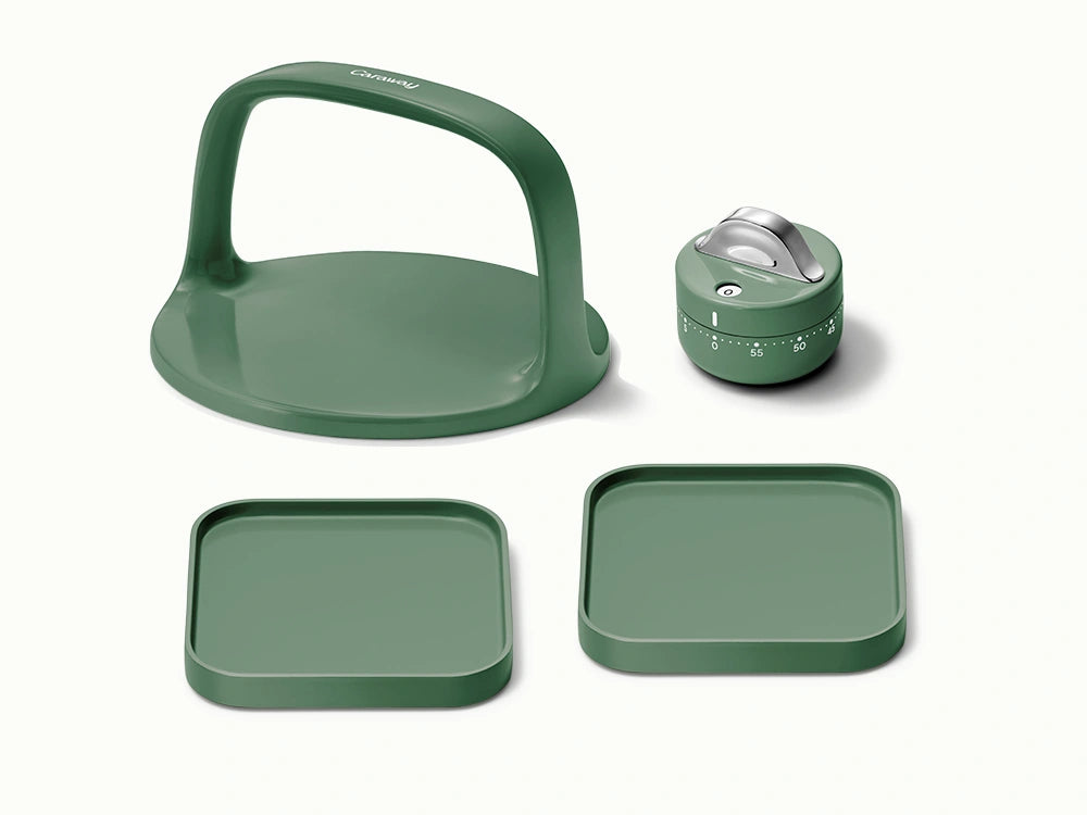 Clean Accessories Bundle - 4-Piece Set for Flavorful, Streamlined Cooking - US 6047