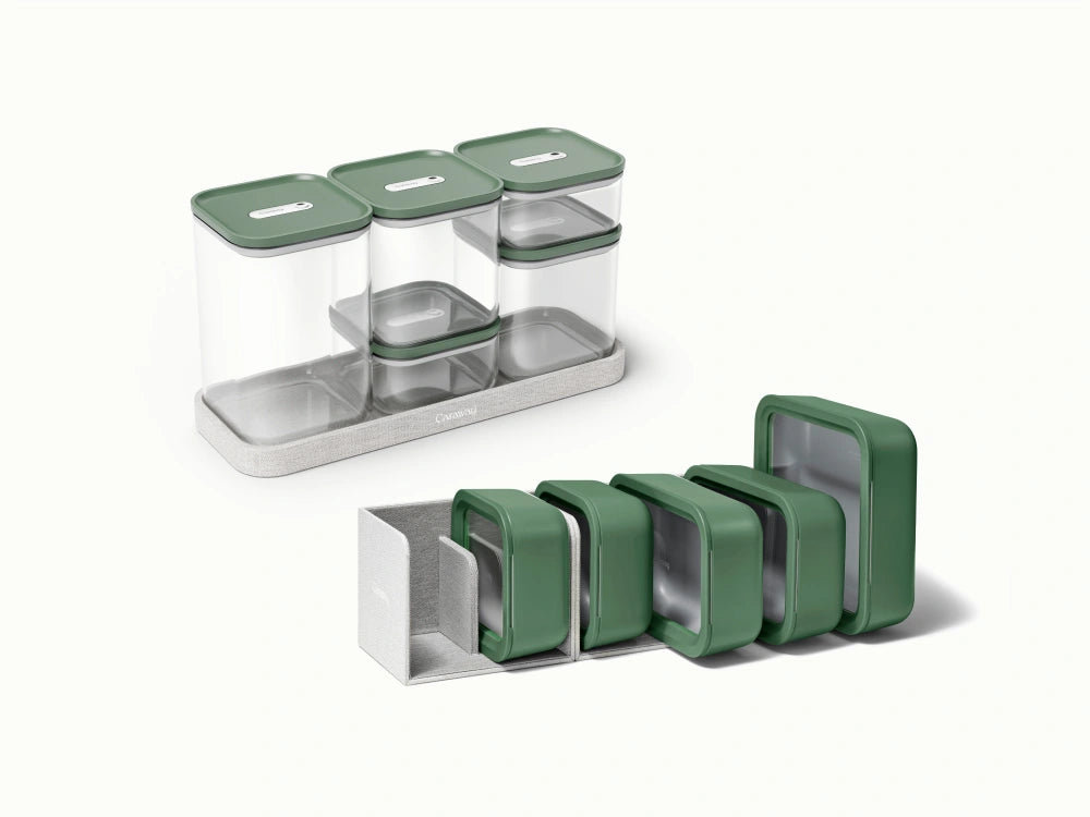 Complete Food Organization Bundle - 26-Piece Set With Complimentary Storage - US 8422