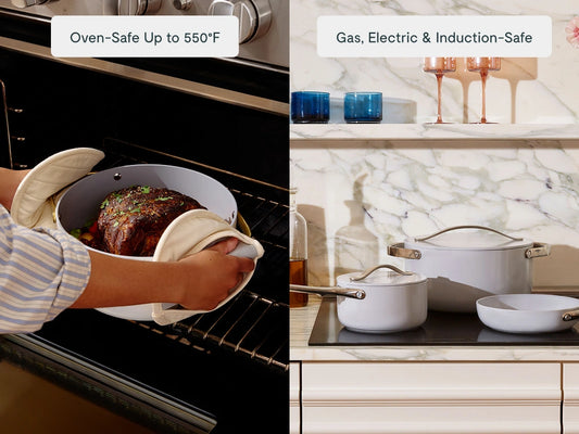 Daily Duo - 3-Piece Set of Ceramic-Coated Pans With Lid - US 8110