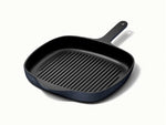 10.5” Enameled Cast Iron Grill Pan - 10.5” Grill Pan with high ridges for perfect sear marks on meats and veggies. - US 4686