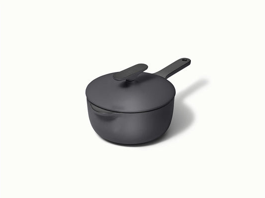 1.8 qt Enameled Cast Iron Mini Sauce Pan - Durable, Compact Pan With Excellent Heat Retention - US 7593