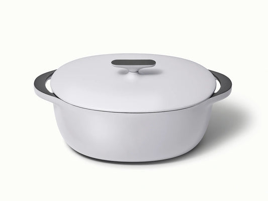8.5 qt Enameled Cast Iron Oval Dutch Oven - Durable, Spacious Pot With Excellent Heat Retention - US 3331
