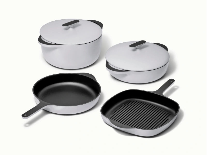 Enameled Cast Iron Set - 8-Piece Set With Complimentary Storage - US 6826