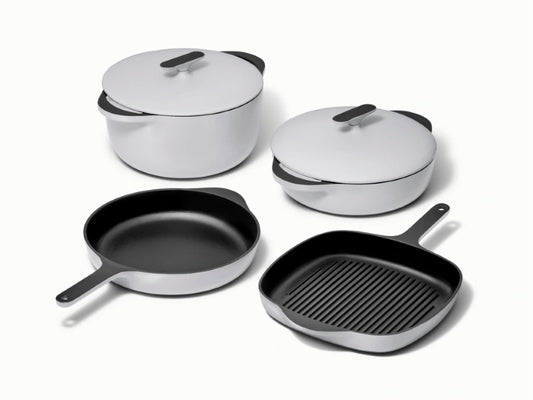 Enameled Cast Iron Set - 8-Piece Set With Complimentary Storage - US 6826