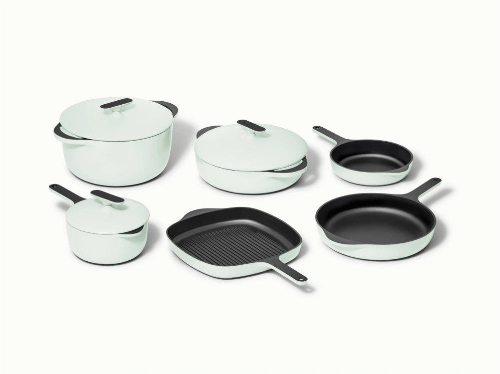 Enameled Cast Iron &amp; Minis Set - 12-Piece Set With Complimentary Storage - US 7264
