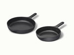 Enameled Cast Iron Skillet Duo - Durable Pair With Excellent Heat Retention - US 0839