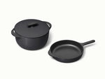 Cast Iron Skillet &amp; Dutch Oven Duo - Perfect duo for versatile cooking, from quick sears to slow-cooked meals. - US 0995