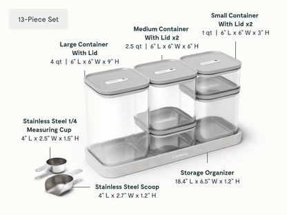 Complete Kitchen Organization Bundle - 35-Piece Set With Complimentary Storage - US 0452