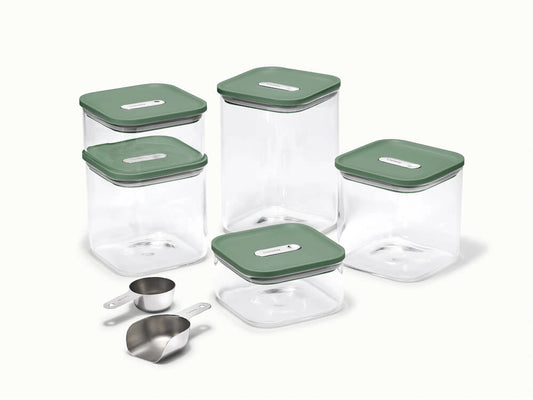 Glass Airtight Container Set - 13-Piece Set With Complimentary Storage - US 9954