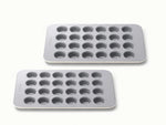 Mini Muffin Pan Duo - Two 24-Cup Non-Stick Mini Muffin Pans - US 0890