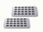 Mini Muffin Pan Duo - Two 24-Cup Non-Stick Mini Muffin Pans - US 9655