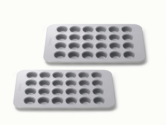 Mini Muffin Pan Duo - Two 24-Cup Non-Stick Mini Muffin Pans - US 9655