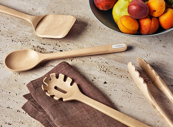 Utensil &amp; Minis Set - 9-Piece FSC-Certified Birch Wood Set - US 0575