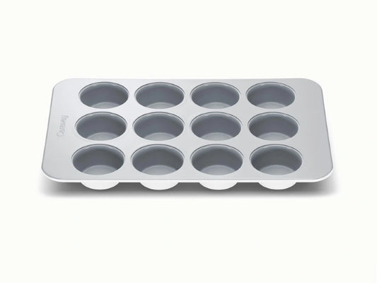 12-Cup Muffin Pan - 15.5x10” Non-Stick Ceramic Muffin Pan - US 8612
