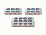 Muffin Pan Trio - 12-Cup &amp; 6-Cup Non-Stick Ceramic Muffin Pans - US 2416