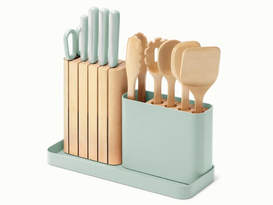 Knife &amp; Utensil Set - Only-the-essentials 14-piece knife &amp; utensil set. - US 5490