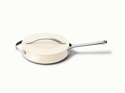 Small Sauté Pan - 3 qt Non-Stick Ceramic Pan With Lid - US 2703