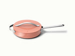 Small Sauté Pan - 3 qt Non-Stick Ceramic Pan With Lid - US 3483