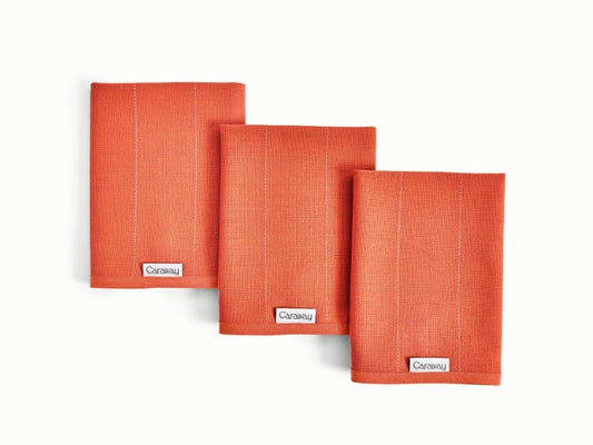 Tea Towels - Trio of organic cotton &amp; sustainable made Tea Towels. - US 2253