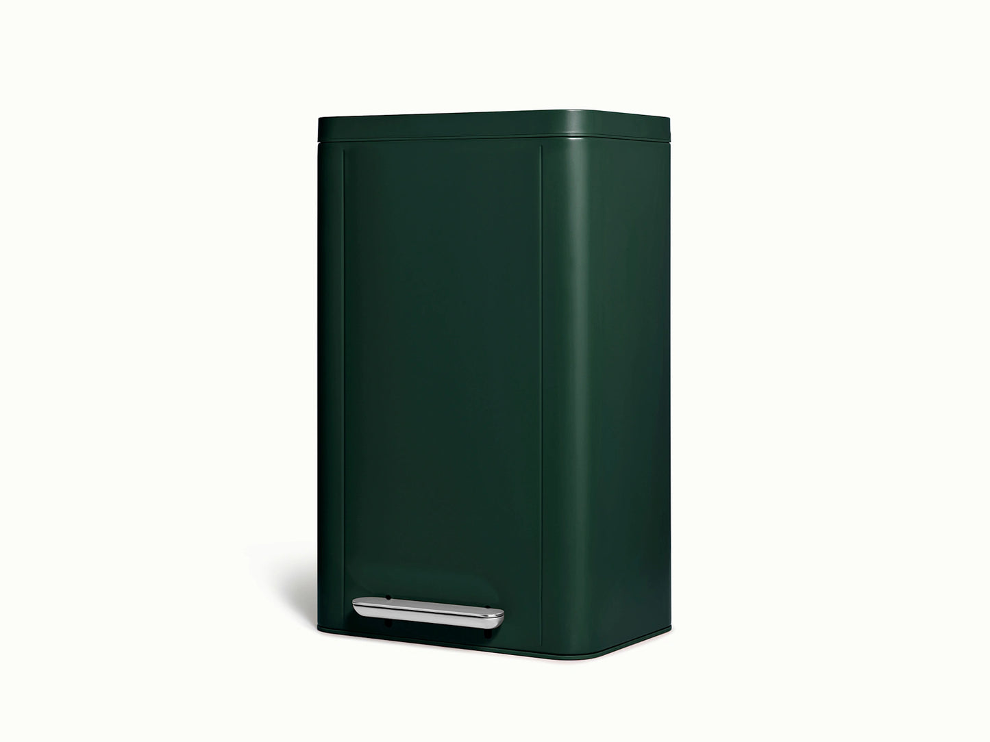 45L Rectangular Step Trash Can - Display-Worthy Trash Bin With Wide Profile - US 4239